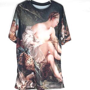 Victorian Painting Shirt Handmade NWT XL Baroque